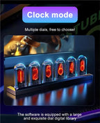 Nixie Tube LED Clock IPS — Retro-Future RGB Table Lamp 🕰️✨