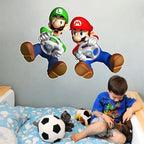 🔥 3D Gamer Wall Stickers – Broken Wall Effect 🎮✨