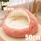 2-in-1 Nest Bed for Cats and Dogs - Soft, Enveloping and Transformable | 40-50-60 cm