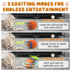 🐾 New Speedy Tail 2.0 Interactive Cat Toy – Smart Rolling Ball with Adjustable Speeds 🐾