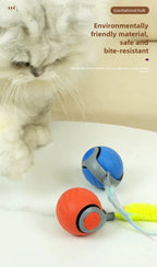 🐾 New Speedy Tail 2.0 Interactive Cat Toy – Smart Rolling Ball with Adjustable Speeds 🐾