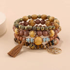 🌿 Tree of Life Charm Bracelet – Boho Unisex Adjustable Bracelet ✨