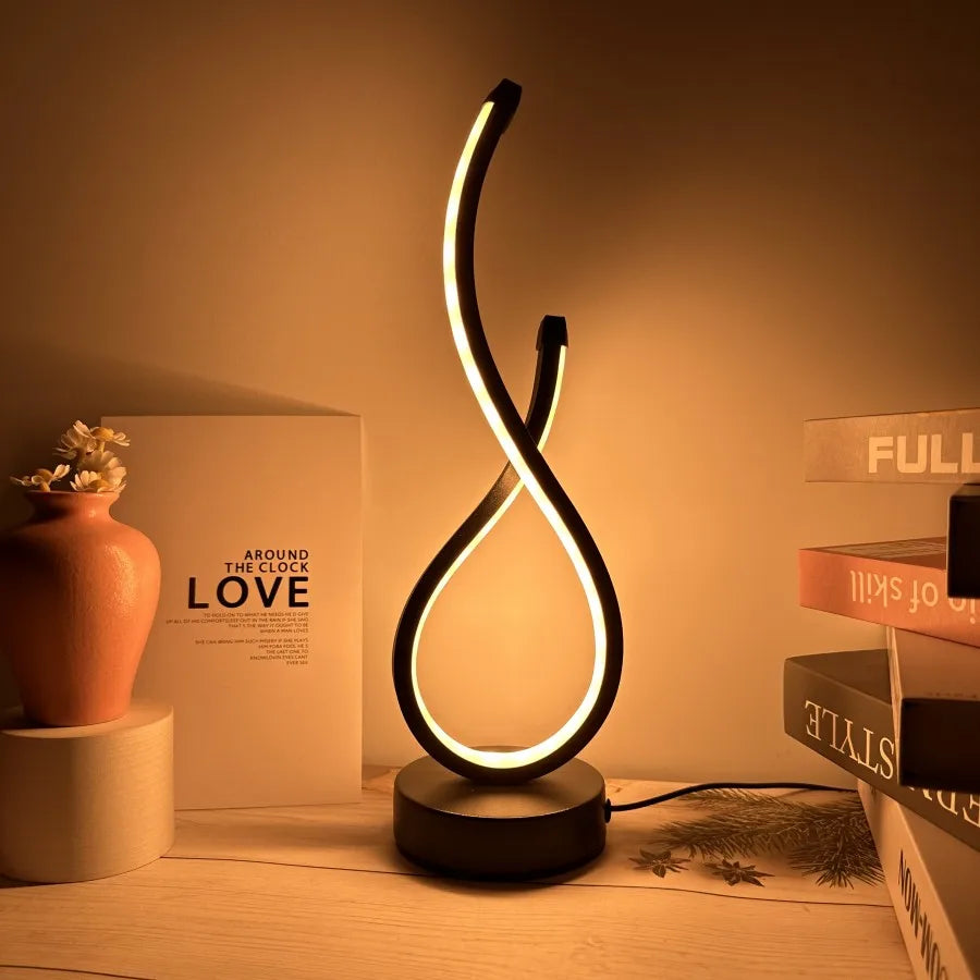 ✨ LED Table Lamp - Modern Design & Night Light 🌙