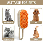 🐾 Steam Pet Grooming Brush 3-in-1 – Electric Vapor Cleaning & Massage Comb 🐾