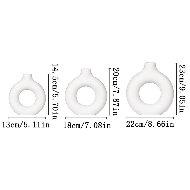 ✨ Nordic Modern Flower Vases – Minimalist Home Décor Aesthetic 🌿