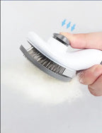 🐾 Self-Cleaning Pet Grooming Brush — Easy Fur Removal ✨