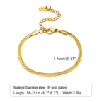 ✨ Elegant Minimalist Gold Bracelet – Women’s Delicate Jewelry ✨