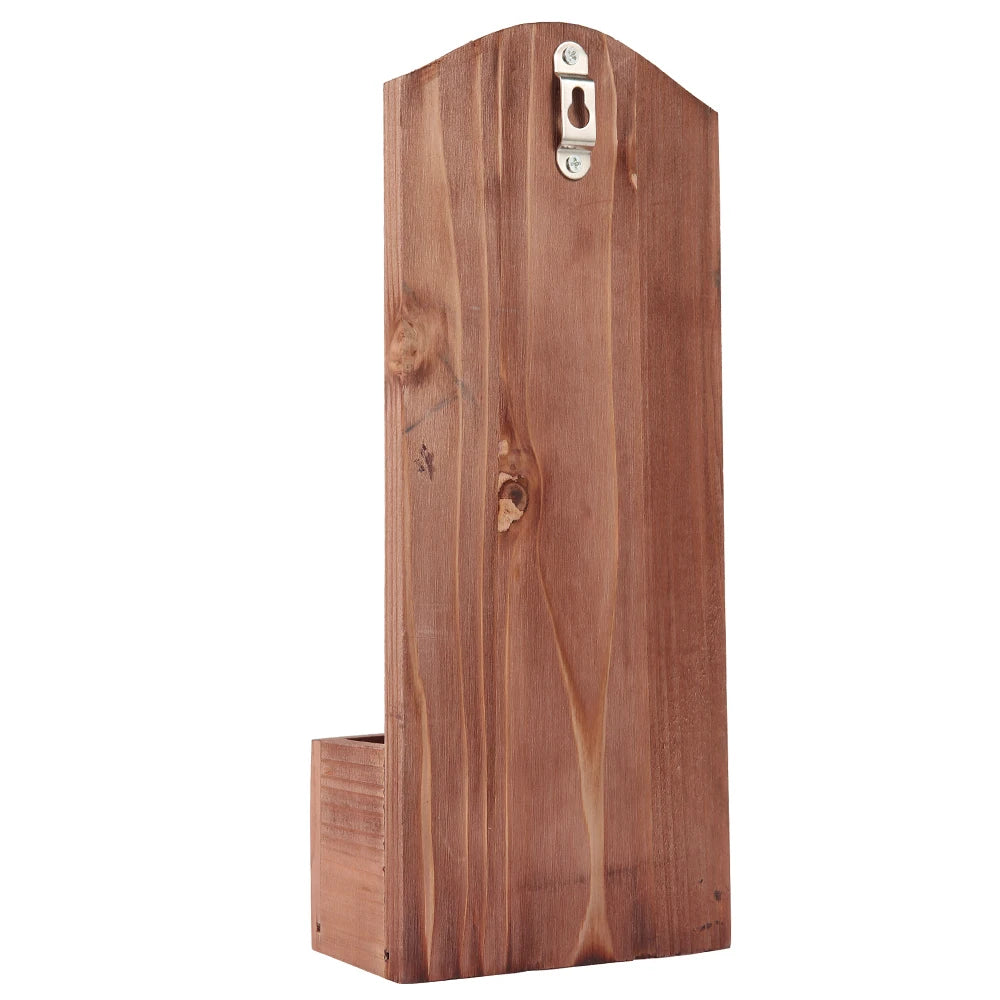 🪵🍺 Wooden Wall Bottle Opener with Cap Collection - Vintage Rustic Style