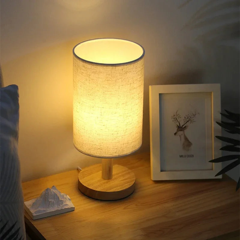 Chinese Style Minimalist LED Table Lamp - Touch, USB, Dimmable 🌙