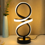 🌟 Modern Spiral LED Lamp – 30 cm