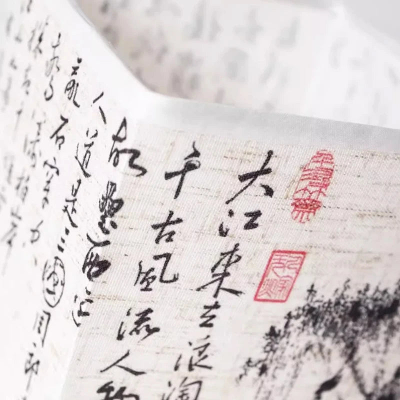 Chinese Style Bedside Lamp 🏮✨ - Dimmable Night Light with Fabric Lampshade