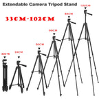 📸 Lightweight 103cm Tripod with Bluetooth Remote – 360° Panoramic Phone/Camera Stand for TikTok, Vlogs & Photography