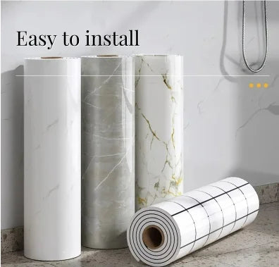 ✨ Marble-Effect Peel & Stick Wall Wallpaper – Thick Foam, Waterproof, 40cm Width | Luxury Home Decor ✨