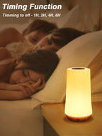 RGB Lamp 13 Colours • Touch & Remote Control • Rechargeable – Dimmable Bedside Light