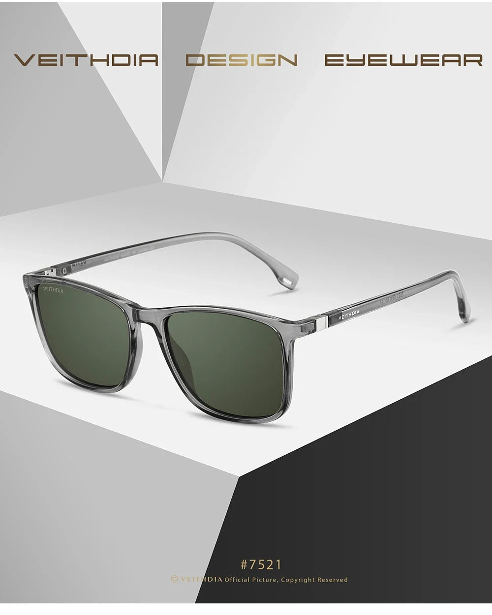 Retro Polarized UV400 Sunglasses – Unisex Fashion Shades 😎