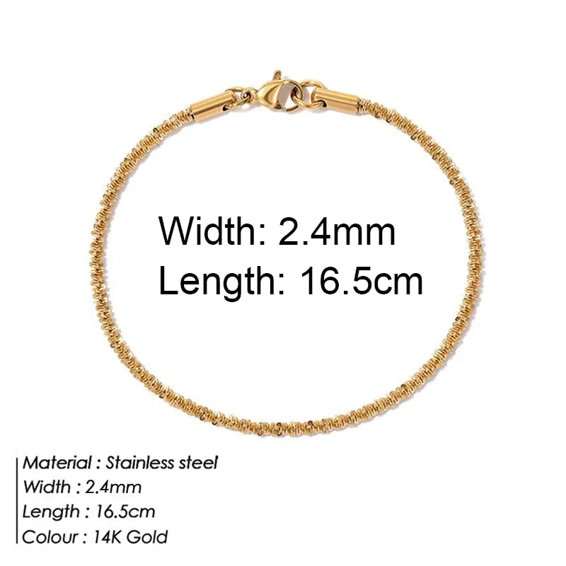 ✨ Golden Minimalist Women’s Bracelets – Multiple Styles 🌟