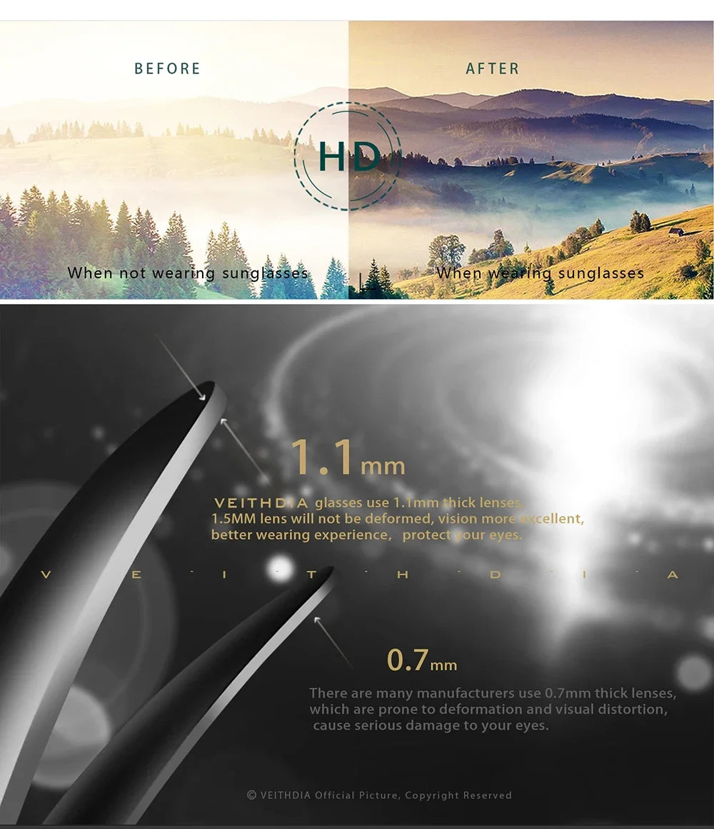 Retro Polarized UV400 Sunglasses – Unisex Fashion Shades 😎