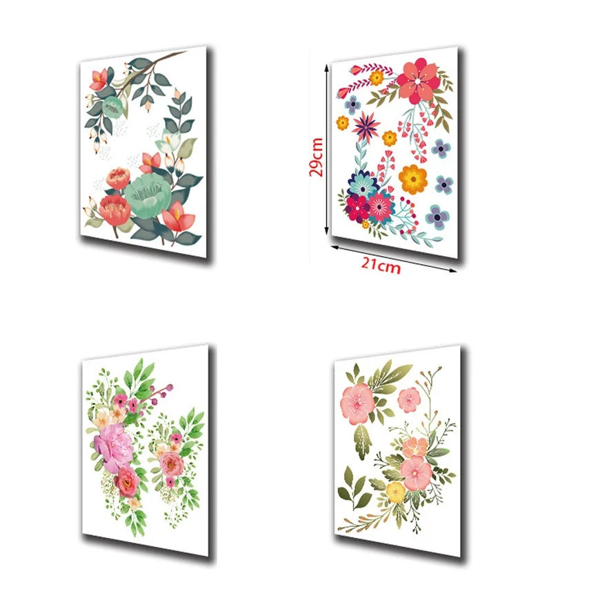 🌿✨ Green Leaf Toilet & Bathroom Wall Stickers — Waterproof Decorative Decals