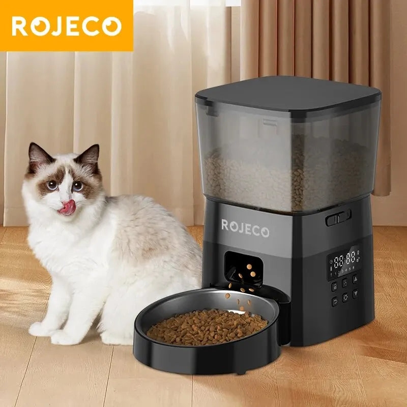 🐾 Automatic Pet Feeder – 2L Smart Button Version