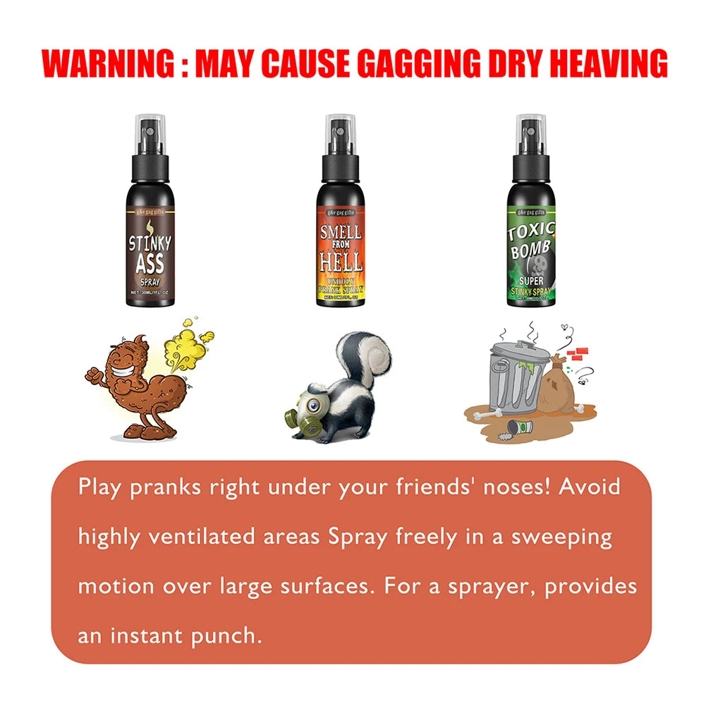 💨💀 “Ultimate Stinky Prank Spray Set” – Extreme Odor Gag Sprays for Hilarious Pranks!