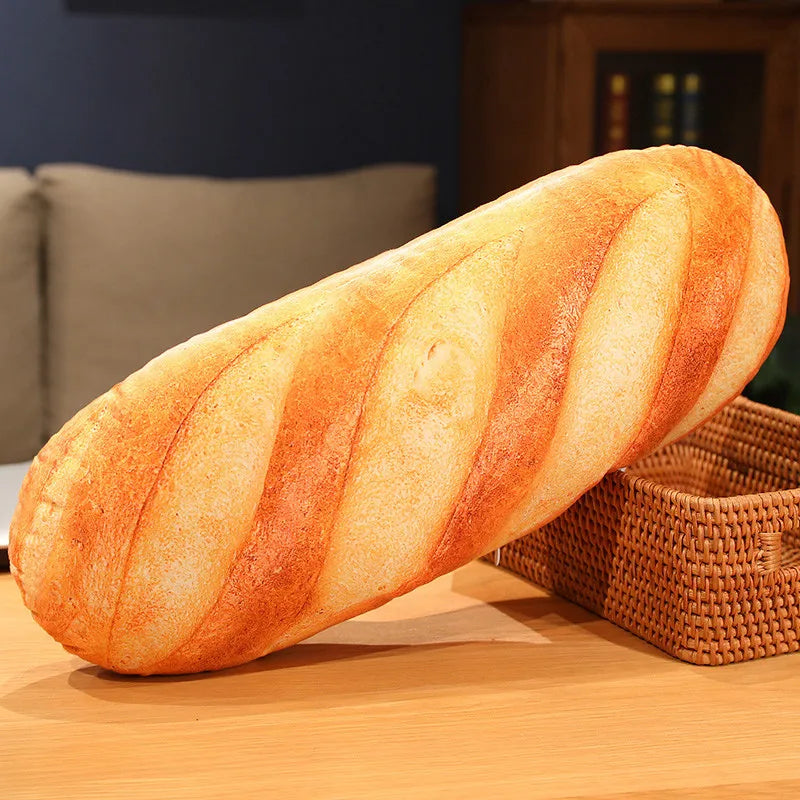 🥖 Cute French Baguette Plush – Soft & Funny Bread Pillow