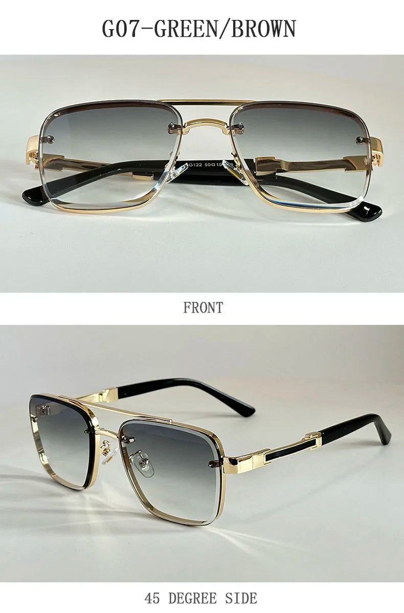 Unisex Luxury Vintage Sunglasses 😎✨ – Premium Style & UV400 Lenses