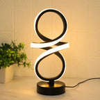🌟 Modern Spiral LED Lamp – 30 cm