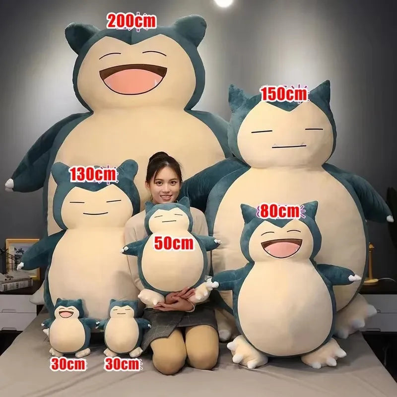 Snorlax XXL Plush Cover – 5 Sizes | Pokémon Soft Sleeping Buddy 💤