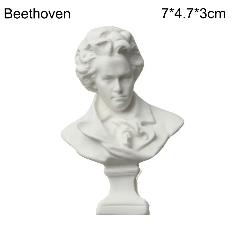 🌟 “Mini Classical Bust Statues – Art Legends Collection 🎨✨”