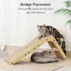 🐾 Cat Corner Scratching Ramp – Vertical Corner Scratcher