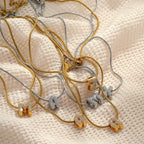 ✨ Alphabet Initial Pendant Necklace (Gold & Silver) ✨