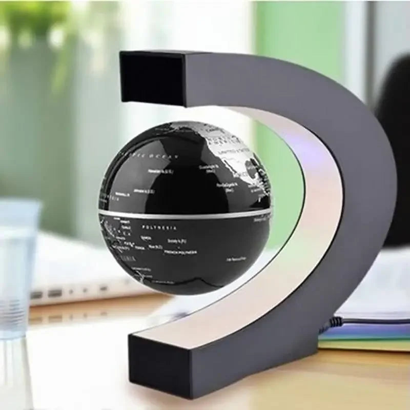 🌍 LED Floating Globe with Magnetic Levitation - Decorative Anti-gravity Lamp