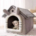 🏠 House-shaped kennel for dogs and cats - Soft, Cosy and Insulating