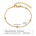 ✨ Elegant Minimalist Gold Bracelet – Women’s Delicate Jewelry ✨