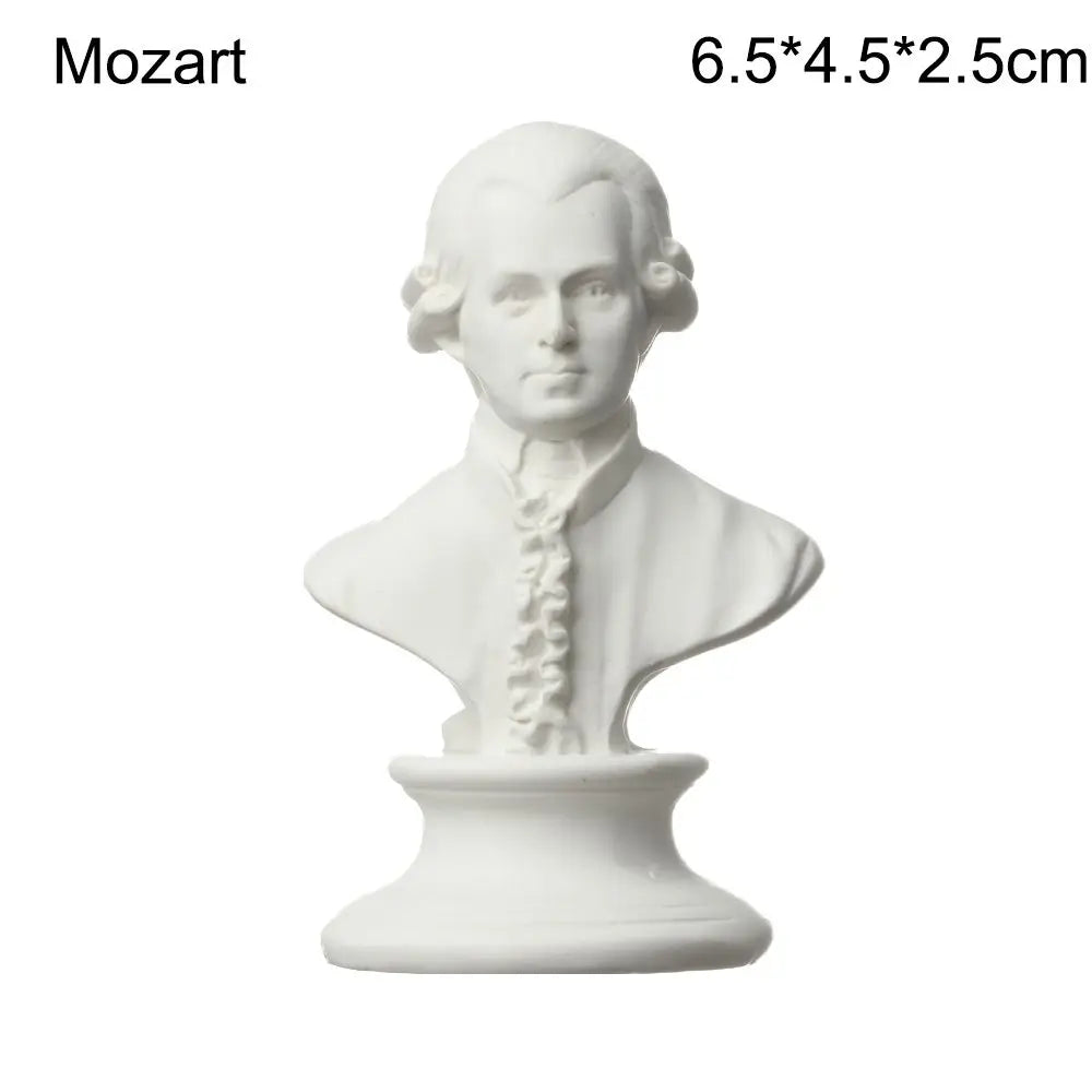 🌟 “Mini Classical Bust Statues – Art Legends Collection 🎨✨”