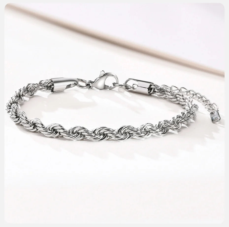 ✨ Chain-Link Bracelet – Minimalist Unisex Metal Bracelet 💫