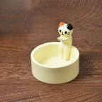 Ceramic "Cute Cat" Candle Holder - Cute Home Decoration 🐱🕯️