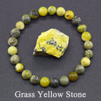 🌈 Natural Stone Energy Bracelet – 8mm Crystal Beads ✨