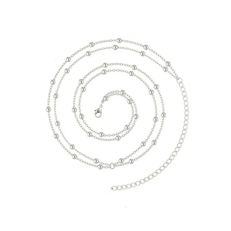 🌟 Double-Layer Beaded Waist Chain for Women ✨💖
