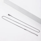 ✨ Unisex Minimalist Chain Necklace – Gold & Silver (Multiple Lengths) ✨