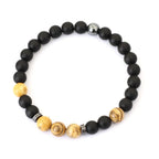 ✨ Premium Stone Bead Bracelet – Natural Energy Collection ✨