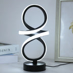🌟 Modern Spiral LED Lamp – 30 cm
