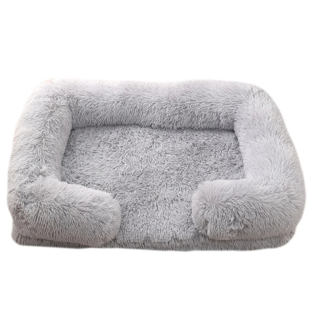 Soft Square Kennet for Dogs and Cats - Plush Bed with Removable Cushion 🐾✨