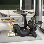 🐶✨ “Bulldog Butler™ – Multifunctional Resin Tray Statue”