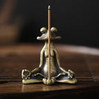 🐸✨ Zen Animal Brass Statues – Meditation Frog & Kung Fu Turtle Collection