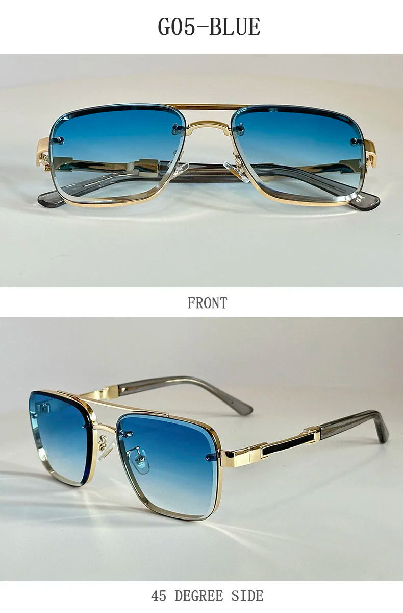 Unisex Luxury Vintage Sunglasses 😎✨ – Premium Style & UV400 Lenses