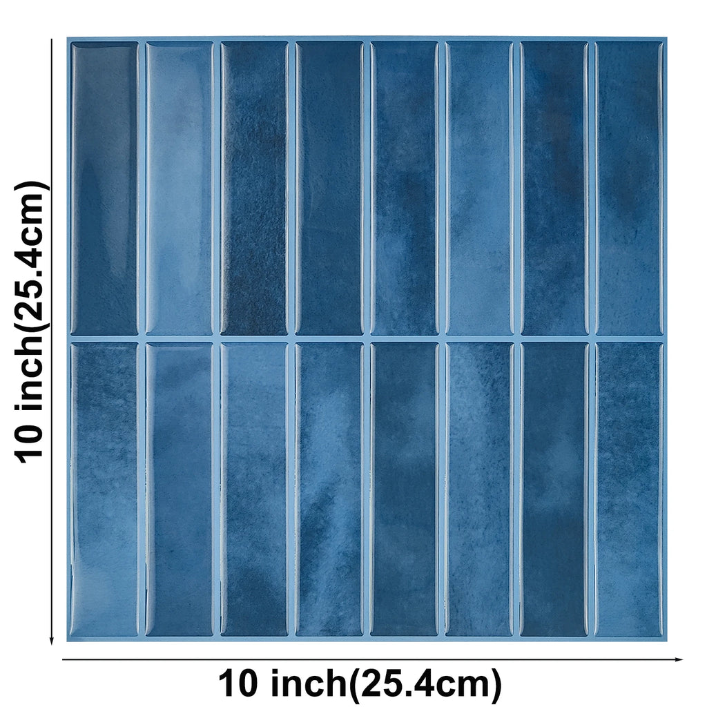 10-Pack 3D Peel & Stick Wall Tiles ✨ Waterproof PVC Panels for Home Décor – Easy DIY Upgrade! 🏡🌈