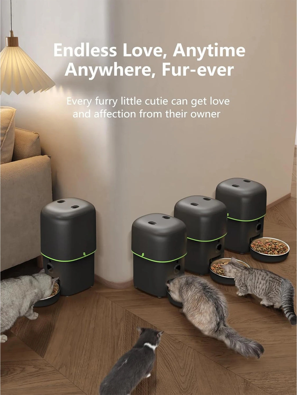 🌟 Smart Auto Cat Feeder with HD Camera 📸🐾 | 2L & 4L Wi-Fi Versions