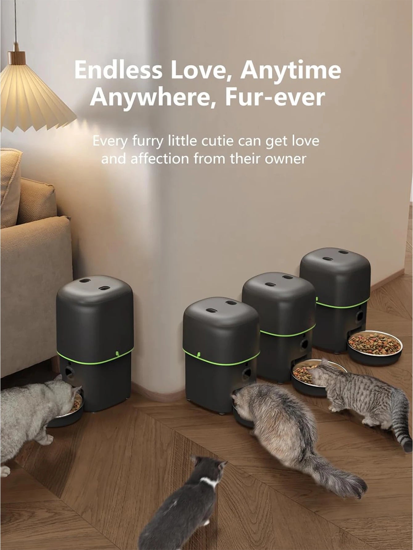 🌟 Smart Auto Cat Feeder with HD Camera 📸🐾 | 2L & 4L Wi-Fi Versions