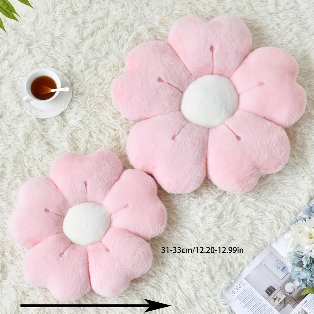 Plush Daisy Pillow - Soft, Decorative and Super Cute! 🌸🛋️
